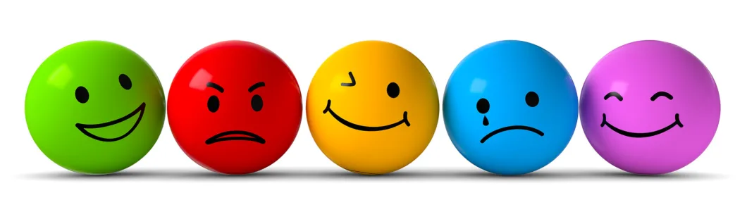 MENTAL GESUND - verschiedene Stimmungen